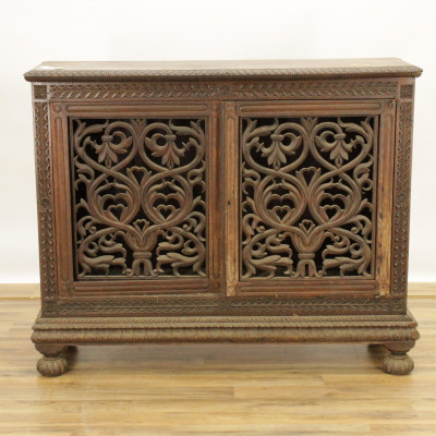 Image for Lot Late Regency AngloIndian Rosewood Cabinet