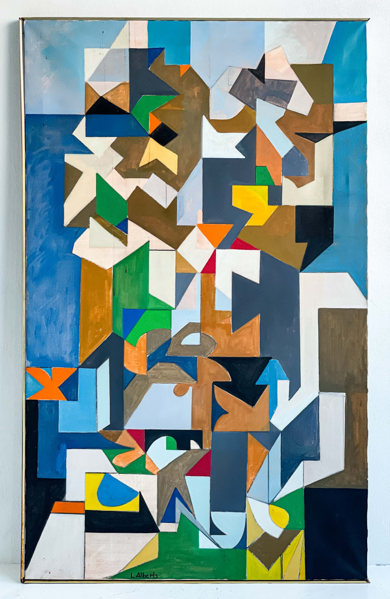 Leonard Alberts - Untitled (Geometric Composition)