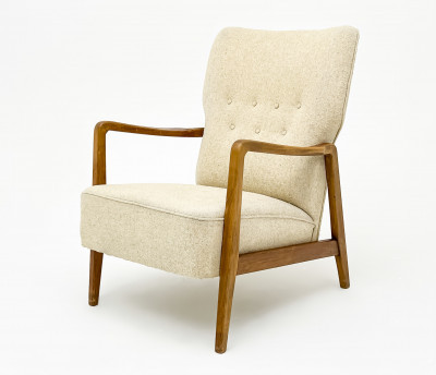Title Mid Century Danish Lounge Chair / Artist