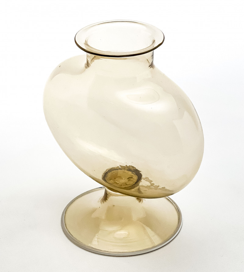 Fratelli Toso (attributed) - Pale Amber Soffiato Vase