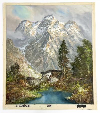 Herbert August Uerpmann - Untitled (Mountains Over Water)