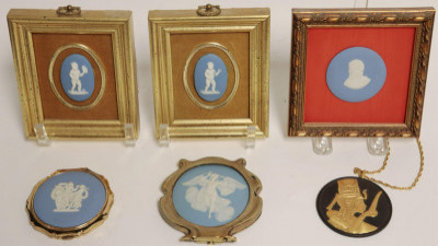 Image for Lot 6 Small Wedgwood Cameos/Medallions