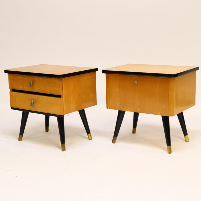 Image for Lot Pair of Mid Century Modern End Tables