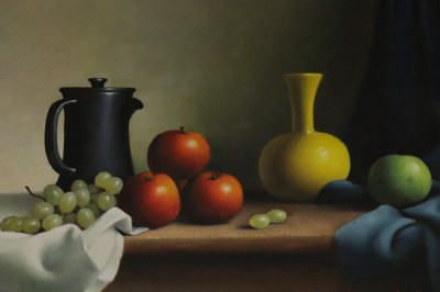 Image for Lot Christopher Cawthorn  Still Life with Vase
