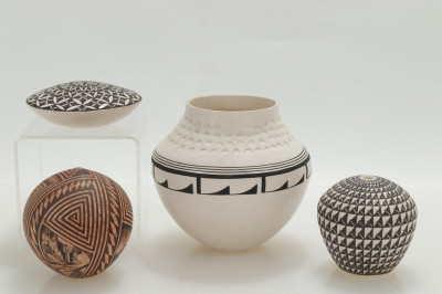 Image for Lot Group of Acoma Pottery, all signed