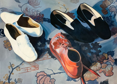 Title Lowell Nesbitt - Five New Shoes / Artist