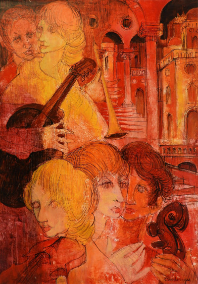 Image for Lot Jean Camberoque - les Musiciens O/C