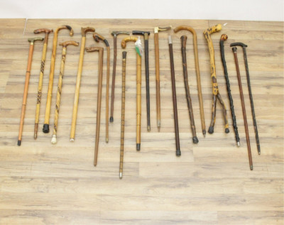 Image for Lot Collection of Canes & Walking Sticks