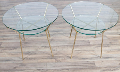 Iron Gilt Gueridon Tables- Fornasetti Style Table