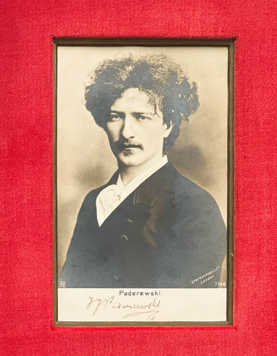 Paderewski Signed Image