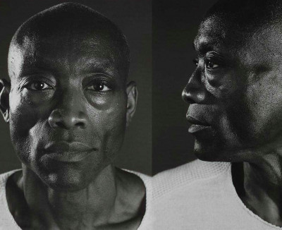 Image for Lot Chuck Close - Untitled (Bill T. Jones) Diptych