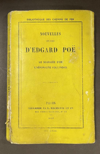 Image for Lot E.A.POE Nouvelles Choisies d'Edgard Poe Paris 1853