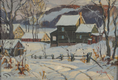 Image for Lot Walter Thomas Sacks - Rural Rochester Winter
