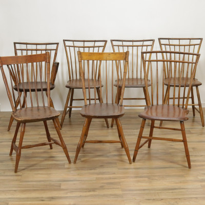 Image for Lot 7 Assembled American Windsor Chairs 19th C
