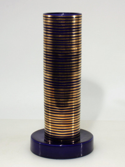 Ettore Sottsass - Geo Gold Ceramic Vase, 2000