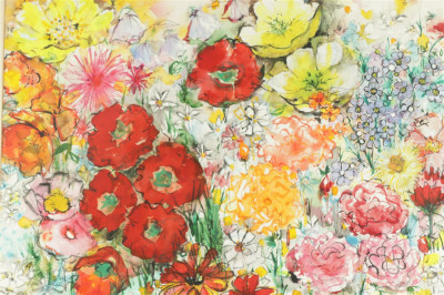Image for Lot Harriet Chaprack Kapel - Floral Watercolor