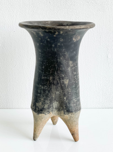 Image for Lot Chinese Neolithic Pottery Tripod Vessel, Li
