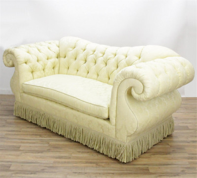 Image for Lot Victorian Style Upholstered Sofa