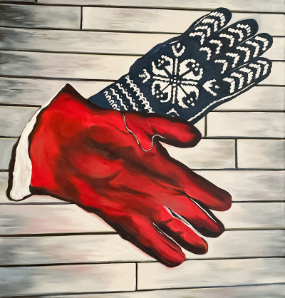 Title Lowell Nesbitt - Gloves / Artist