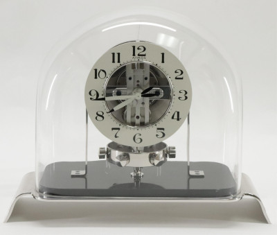 Image for Lot Jaeger Le Coultre Modernistic Chrome Atmos Clock