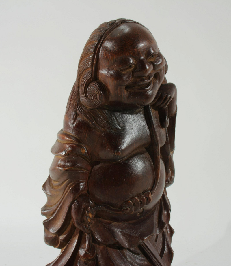 Image 3 of lot 4 Chinese Wood Deities and Figural Groups