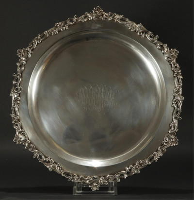 Image for Lot Theodore B. Starr Sterling Silver Round Tray