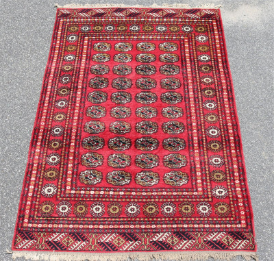 Image for Lot Bokhara Wool Carpet 6-4 x 9-1