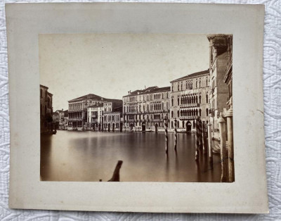 Image for Lot 4 early photos of Venice, by C. Ponti and others