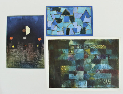 Image for Lot Paul Klee - Blue Tone Lithographs & Collotype