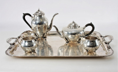 Image for Lot Carl Poul Petersen (1895-1977) Sterling Coffee Set