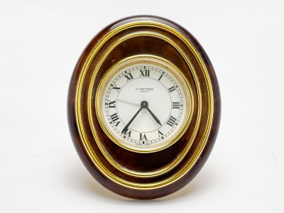 Image for Lot Cartier Boudoir Alarm Clock, Model 7511