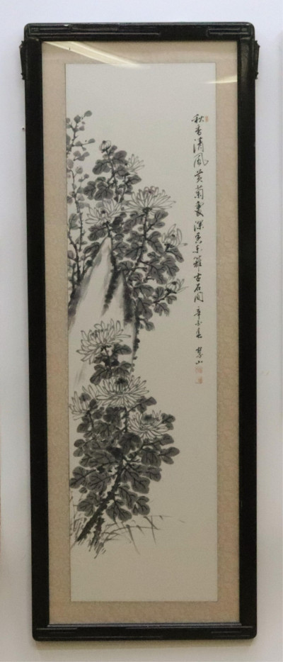 Image for Lot Xue Huishan  Painting of Blooming Chrysanthemum