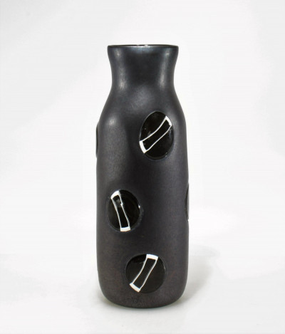 Image for Lot Ermanno Toso - Black Vase