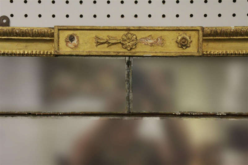 Image 2 of lot 19th C. Giltwood Pier Mirror
