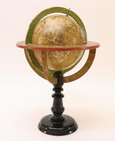 Image for Lot French Terrestrial Globe Early 19th C Delamarch