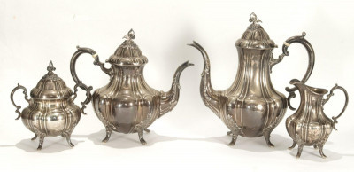 Image for Lot Reed & Barton Bradford Sterling Coffee Tea Service