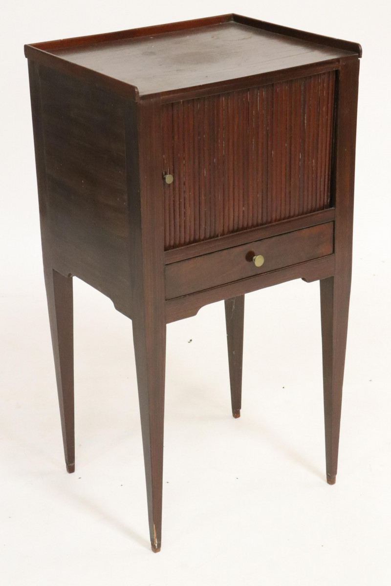 Image 1 of lot 19th C. Chamber Pot Nightstand