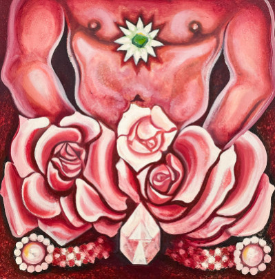 Title Lowell Nesbitt - Rose Connection / Artist