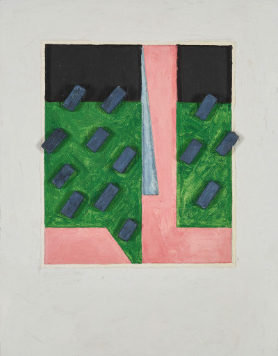 Image for Lot Rex Lau - Untitled (Pink and green)