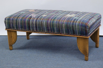 Image for Lot Tommy Simpson Upholstered Bench