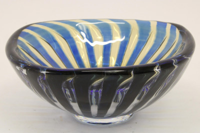 Image for Lot Edvin Ohrstrom &apos;Ariel&apos; Art Glass Bowl for Orrefors