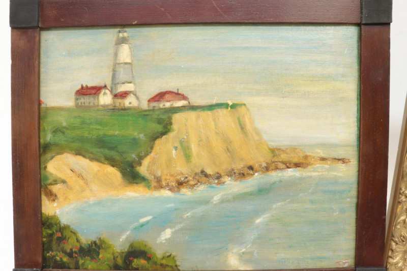 Image 2 of lot 3 Coastal Scene Paintings