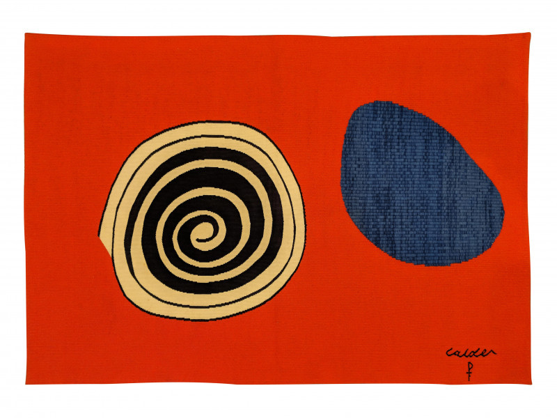 After Alexander Calder - La Tache Bleue