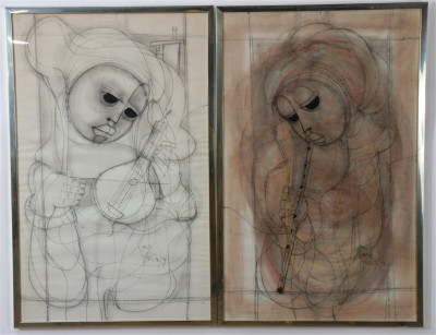 Ben Macala - Two Abstract Figures