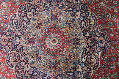 Image for Lot Kashan Carpet 11&apos; 6&apos; x 16&apos; 6&apos; Early 20th C