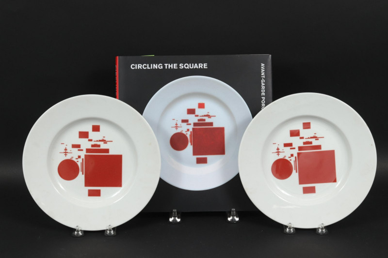 Image 4 of lot 3 Plates; Jean Cocteau, 2 Russian Porcelain & Book
