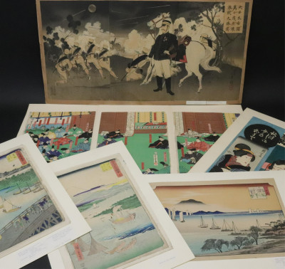 Image for Lot 3 Ando Hiroshige Woodblock Prints  3 Others