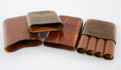 Vintage Cigar/Smoking Carrying Cases, Accessories