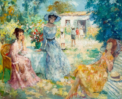 Image for Lot Unknown Artist - Garden Party