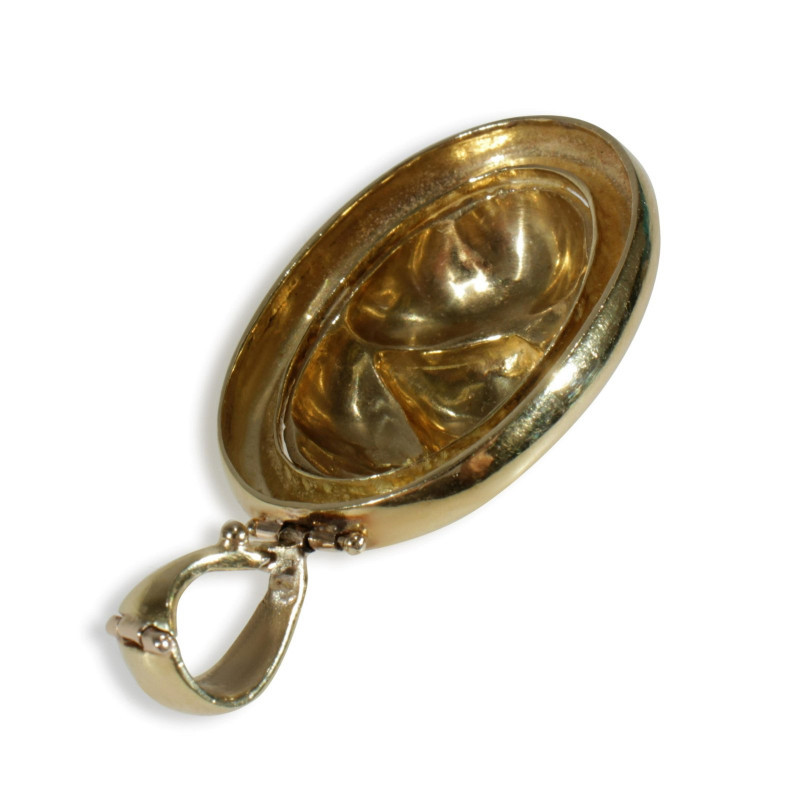 Image 5 of lot 22K Yellow Gold Oval Pendant